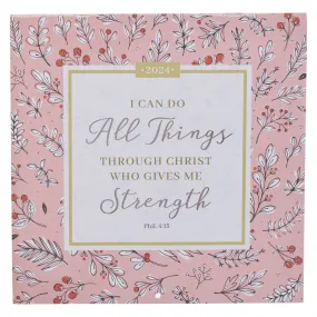 2024 All Things Through Christ Wall Calendar CAL225