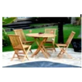 Abr Octagonal Folding Outdoor Dining Set 5pcs