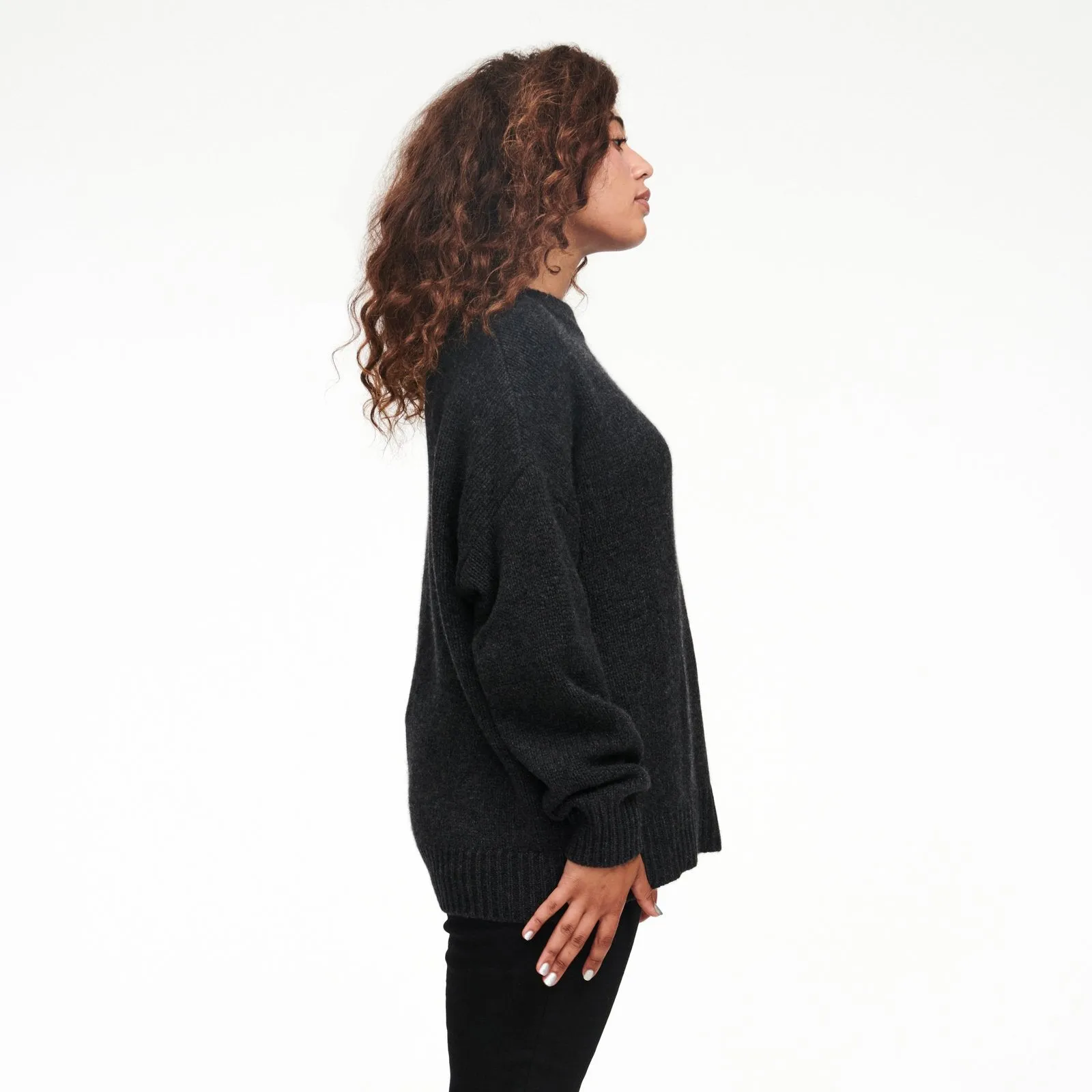 Cashmere Oversized Crewneck Sweater