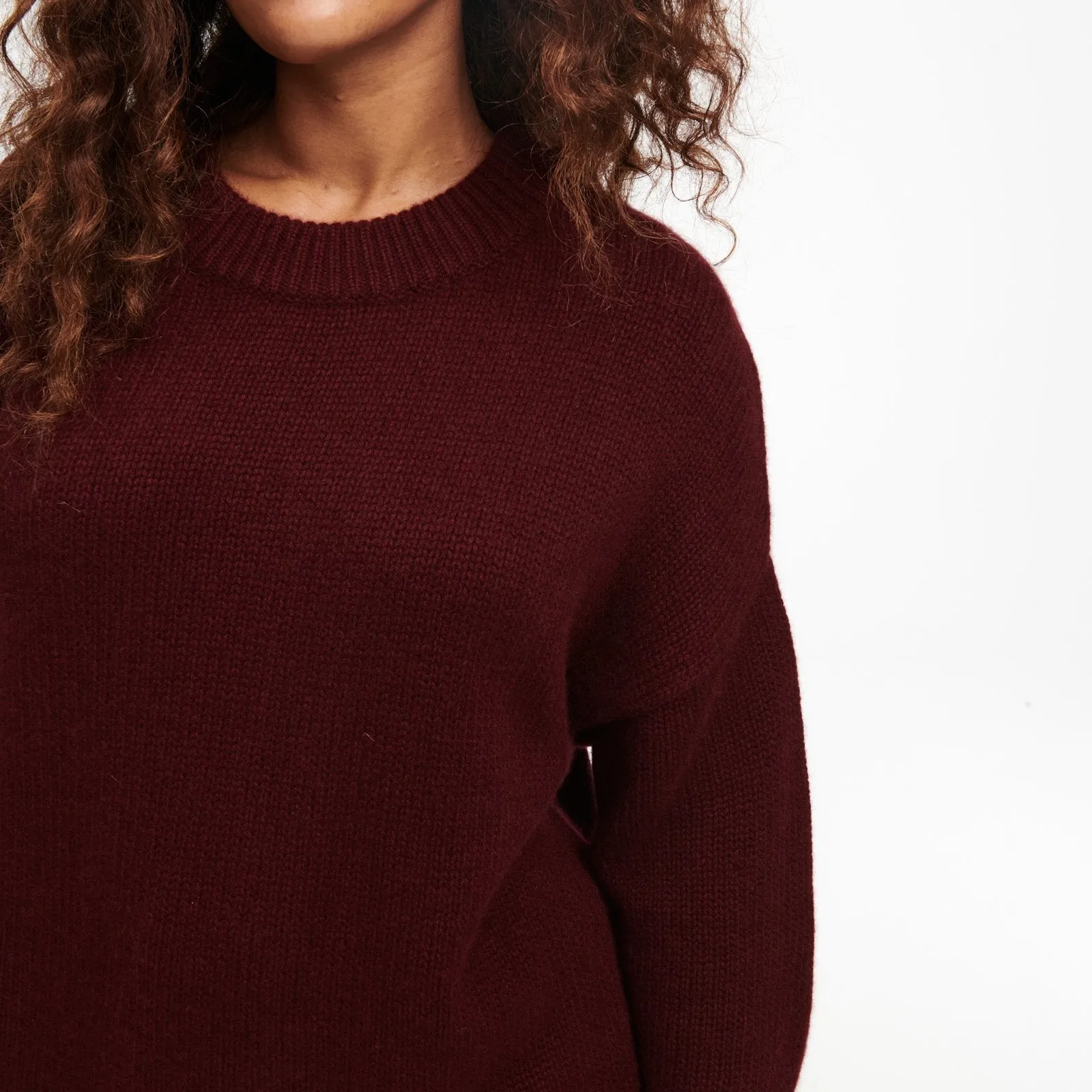 Cashmere Oversized Crewneck Sweater