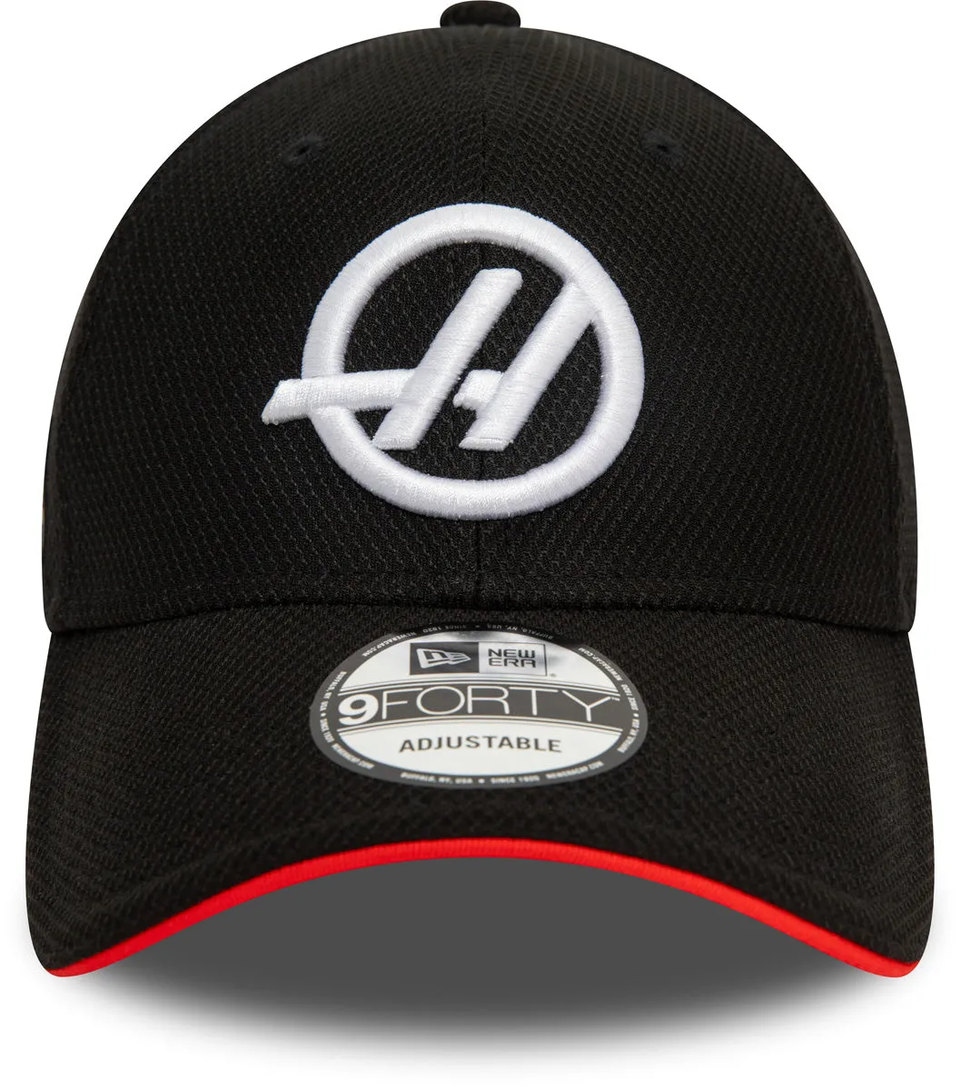 Haas F1 Team New Era 9Forty Diamond Era Black Team Cap