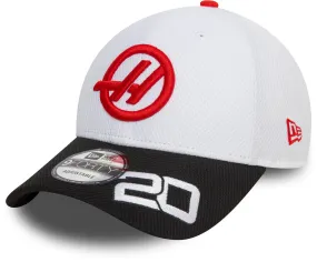 Haas F1 Team New Era 9Forty Driver Kevin Magnussen White/Black Team Cap