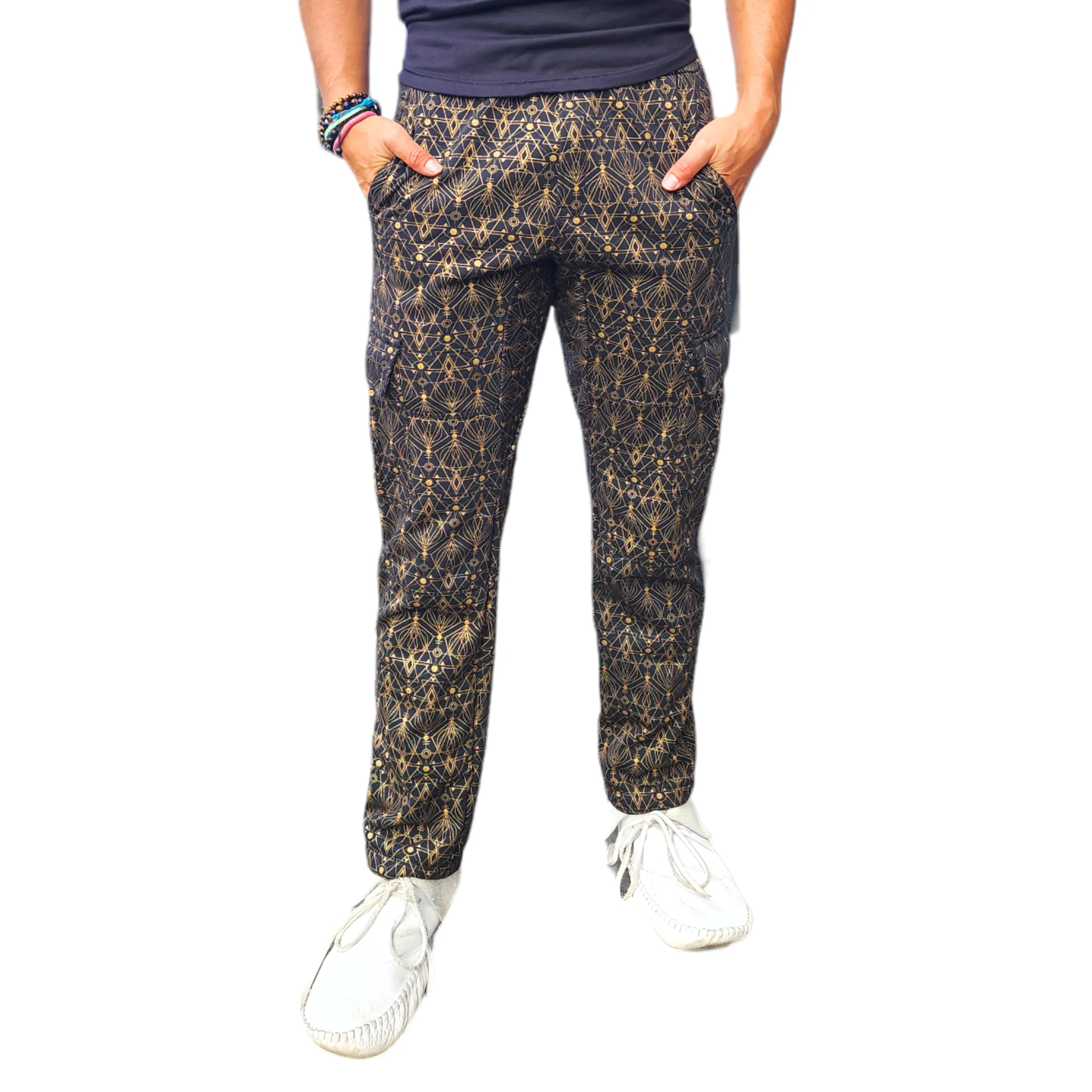 Men's Cargo pants with Nova print