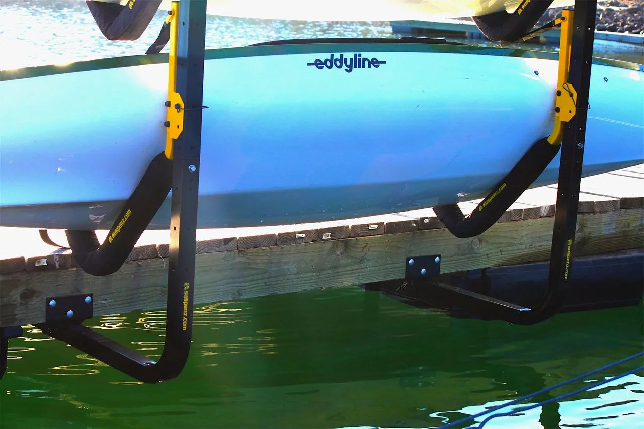 Over-Water Kayak Rack | Dock Rack for 2 Kayaks