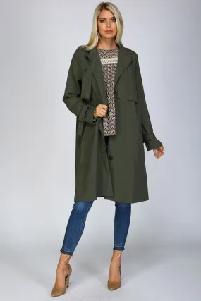 Single Breasted Trench Coat