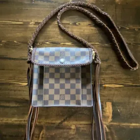 The Friar Crossbody in Damier Ebene