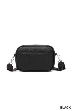 VEGAN LEATHER ADJUSTABLE CROSS BODY